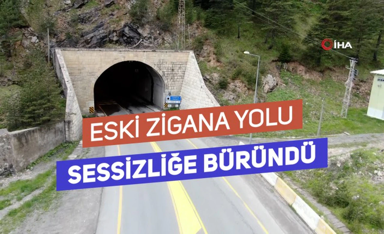 Her gün binlerce aracın geçiş yaptığı yol artık sessizliğe büründü