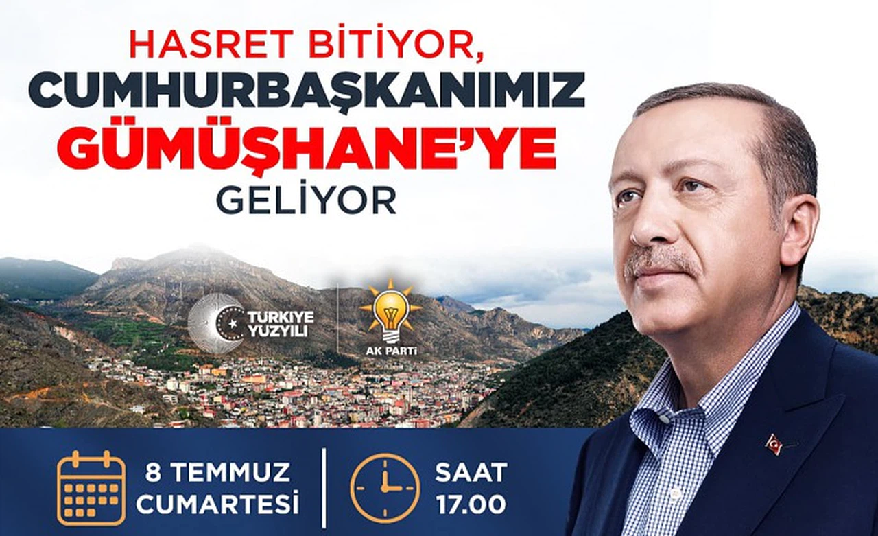 Cumhurbaşkanı Erdoğan teşekkür ziyaretine geliyor