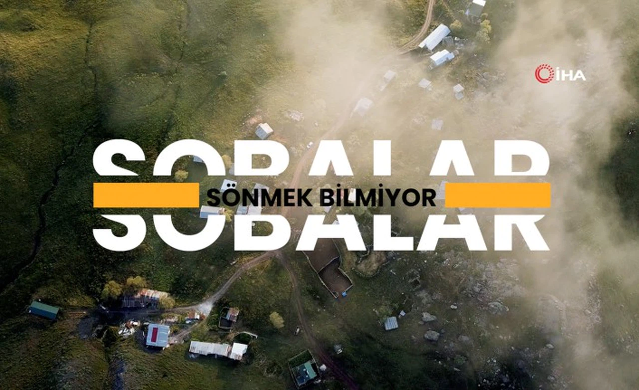 Gümüşhane'nin yüksek kesimlerinde sobalar sönmek bilmiyor