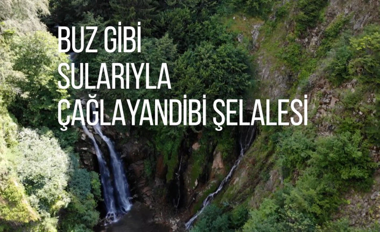 Buz gibi suları ve serinleten havasıyla Çağlayandibi Şelalesi ziyaretçilerini bekliyor