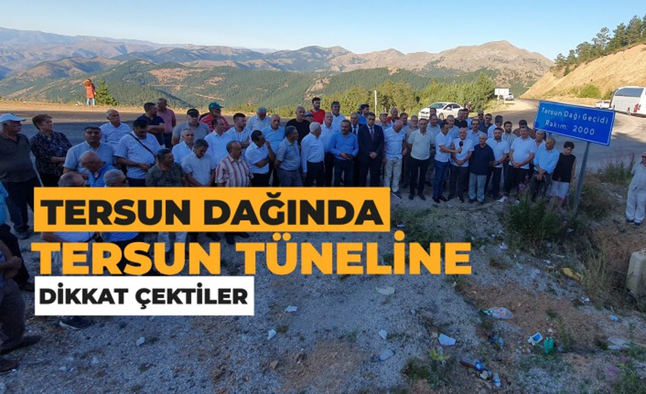 Tersun Tüneli talebi Tersun Dağı geçidinden yankılandı