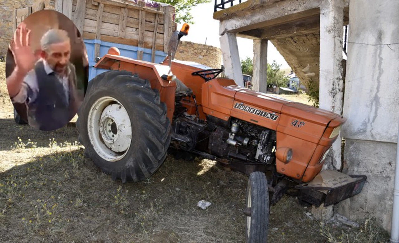 Yakıt doldurduğu traktörün altında kalarak can verdi