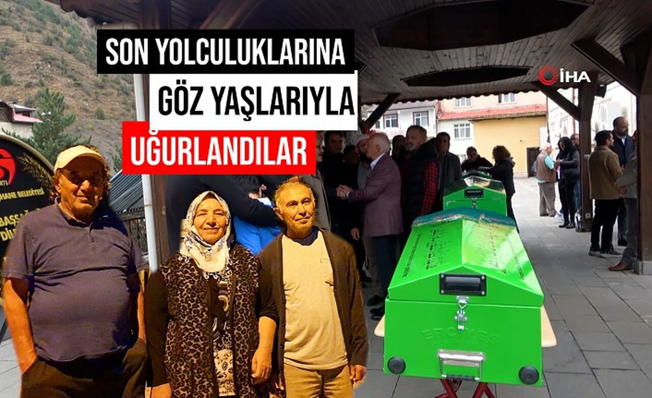 Gözyaşlarıyla son yolculuklarına uğurlandılar