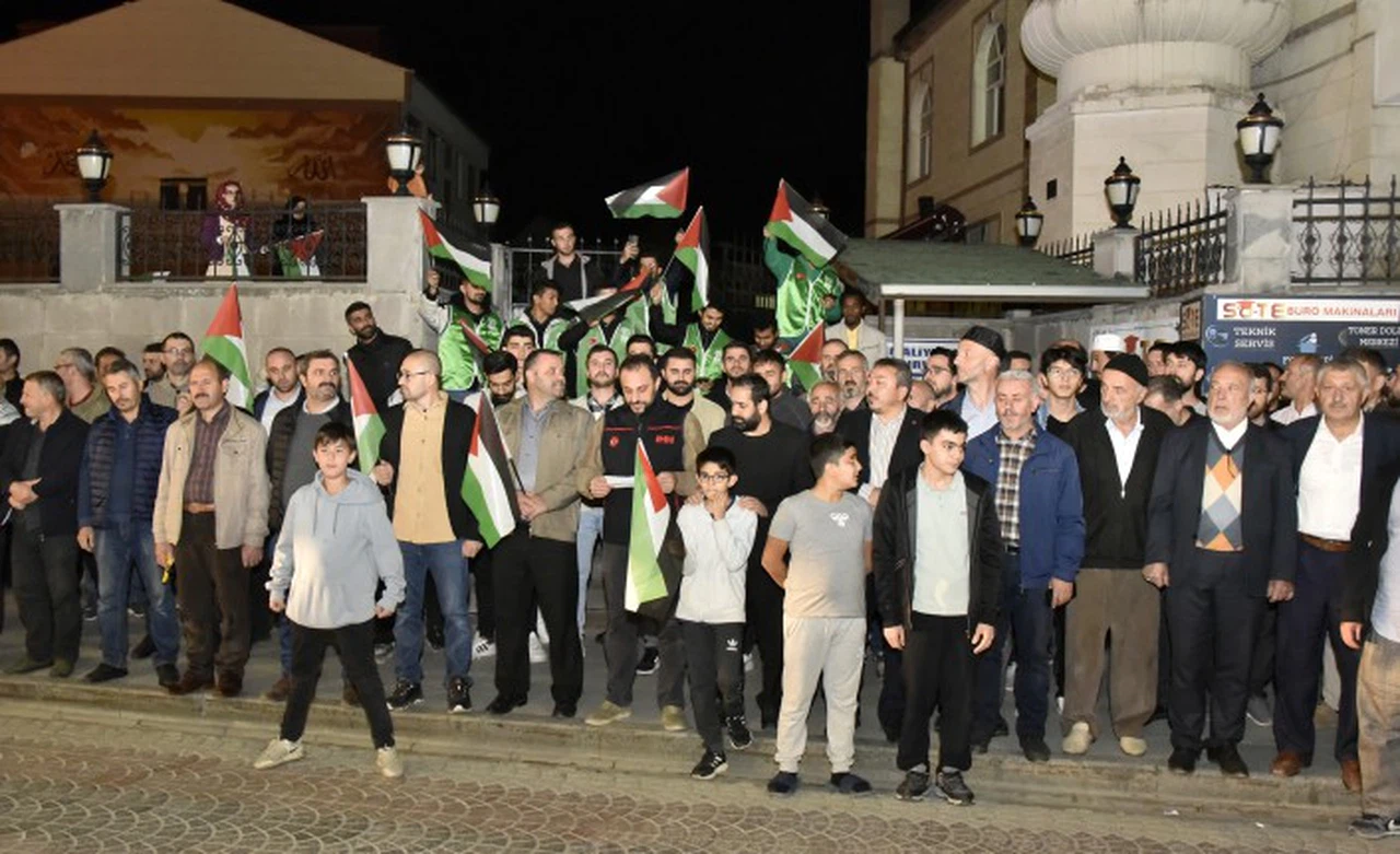 Gümüşhane’de STK’lardan Filistin için destek çağrısı