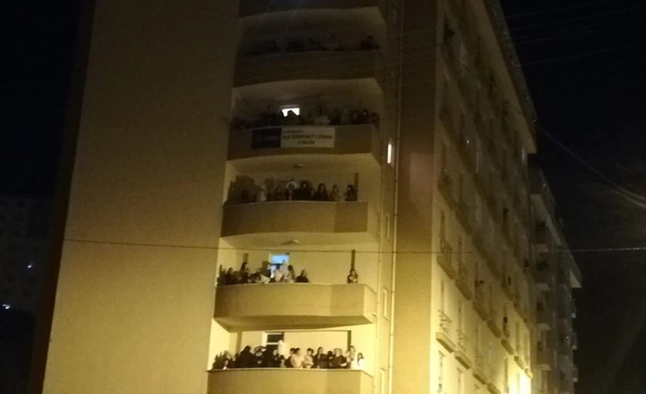 KYK yurtlarında protesto