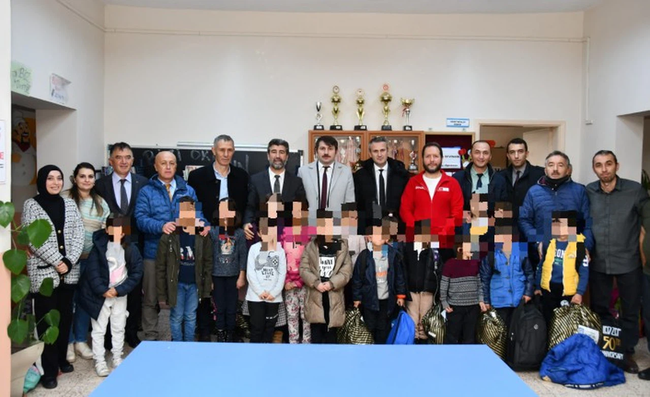 Denetimli Serbestlik Müdürlüğünden köy okuluna anlamlı destek