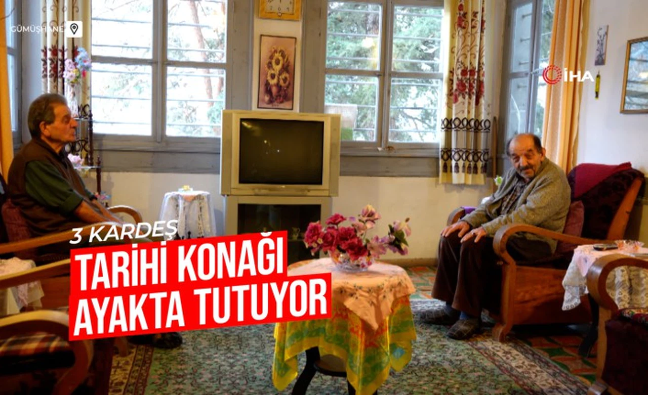 Gümüşhane'de 3 kardeş bir tarihi ayakta tutmaya çalışıyor
