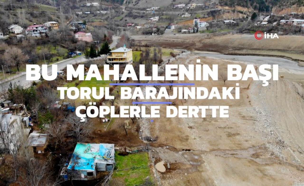 Bu mahallenin başı yıllardan beri baraj gölündeki çöplerle dertte