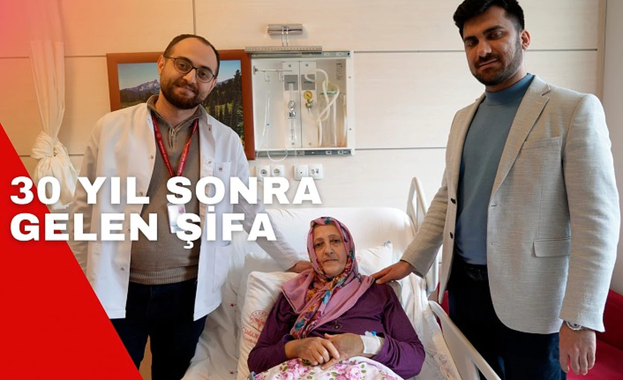 30 yıl sonra şifa buldu