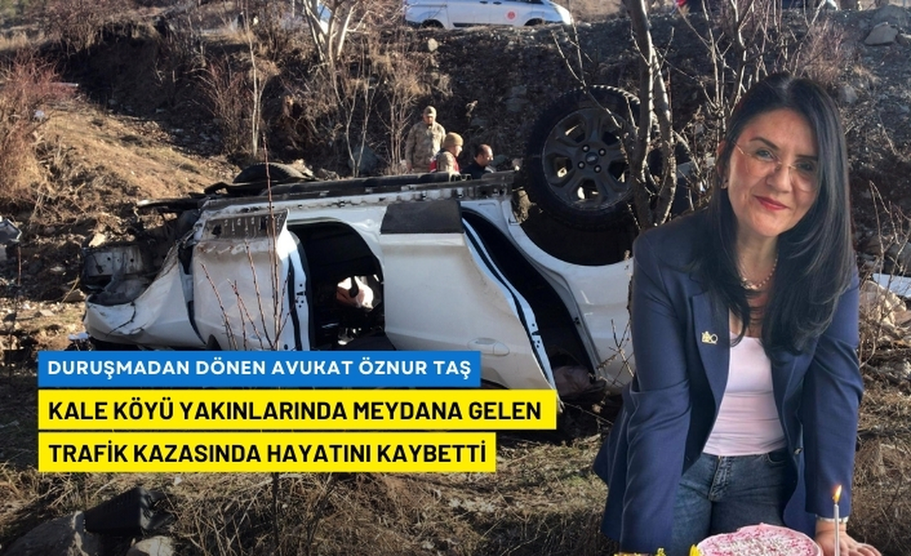 Duruşmadan dönen avukat trafik kazasında hayatını kaybetti