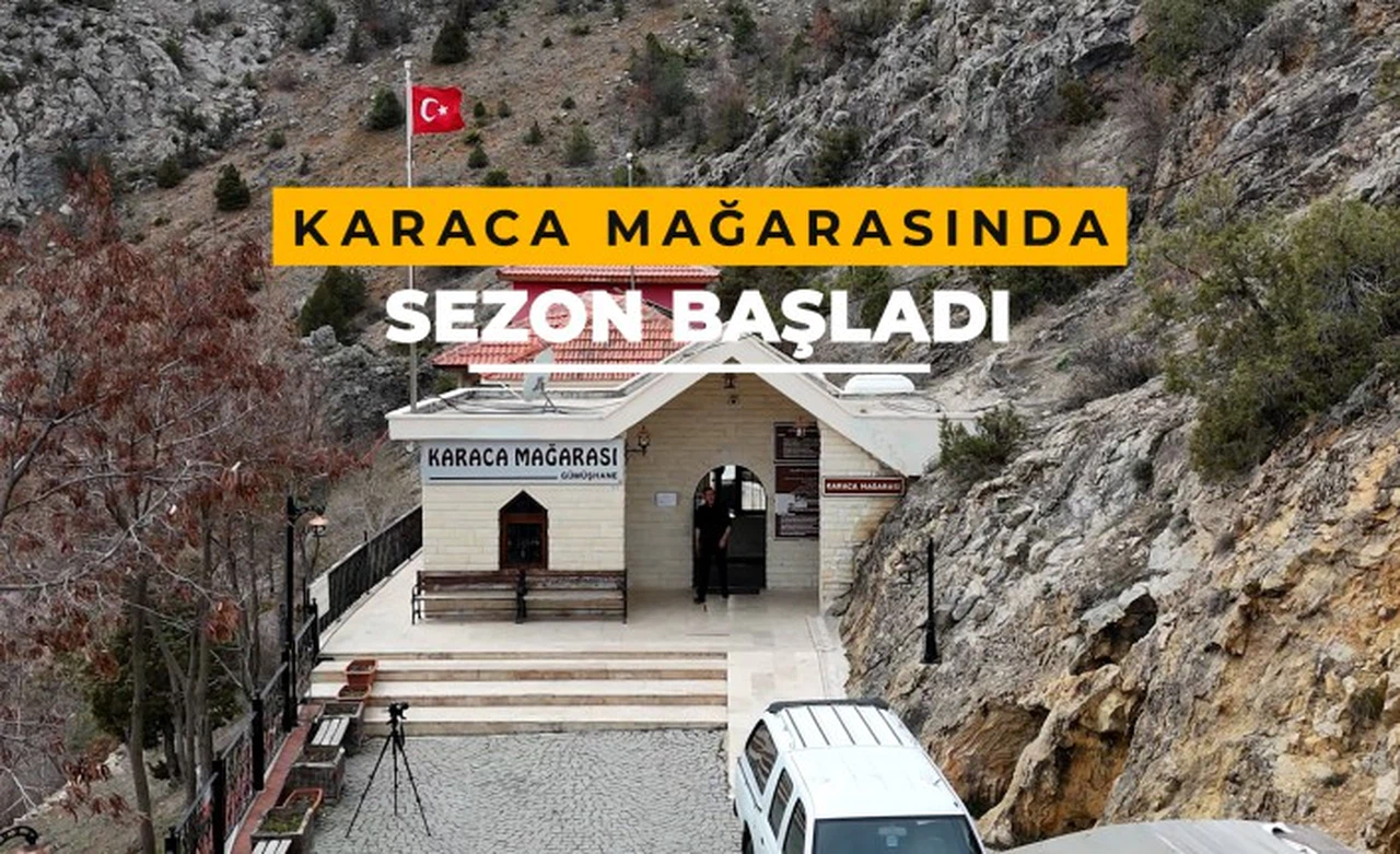 Gümüşhane'nin yeraltı sarayı Karaca Mağarasında sezon başladı