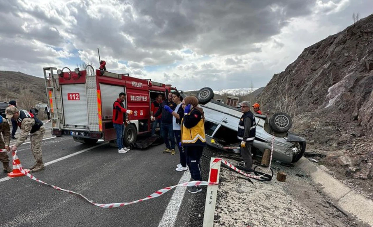 Kelkit'te trafik kazası: 1 ölü, 1 yaralı