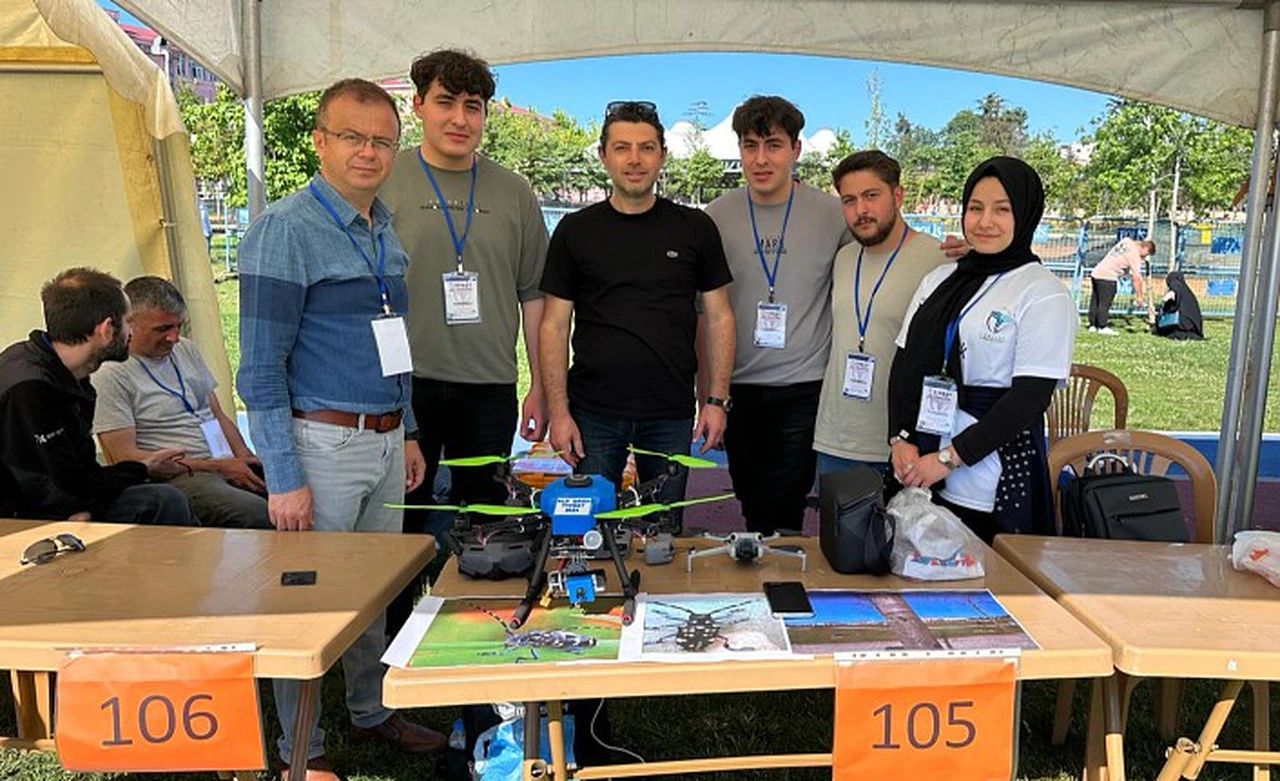 Gümüşhane MYO öğrencileri teknoloji festivalinde