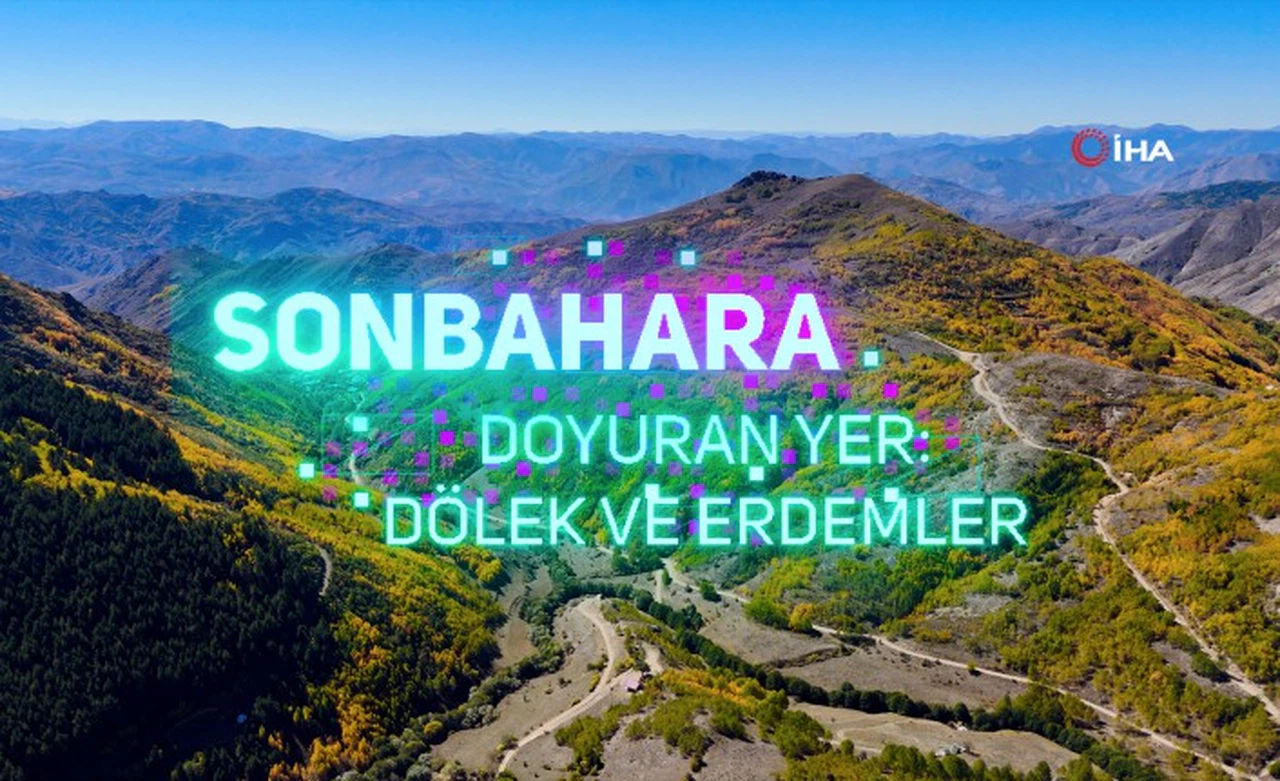 Gümüşhane dağları sonbaharın büyüleyici renkleriyle bezendi