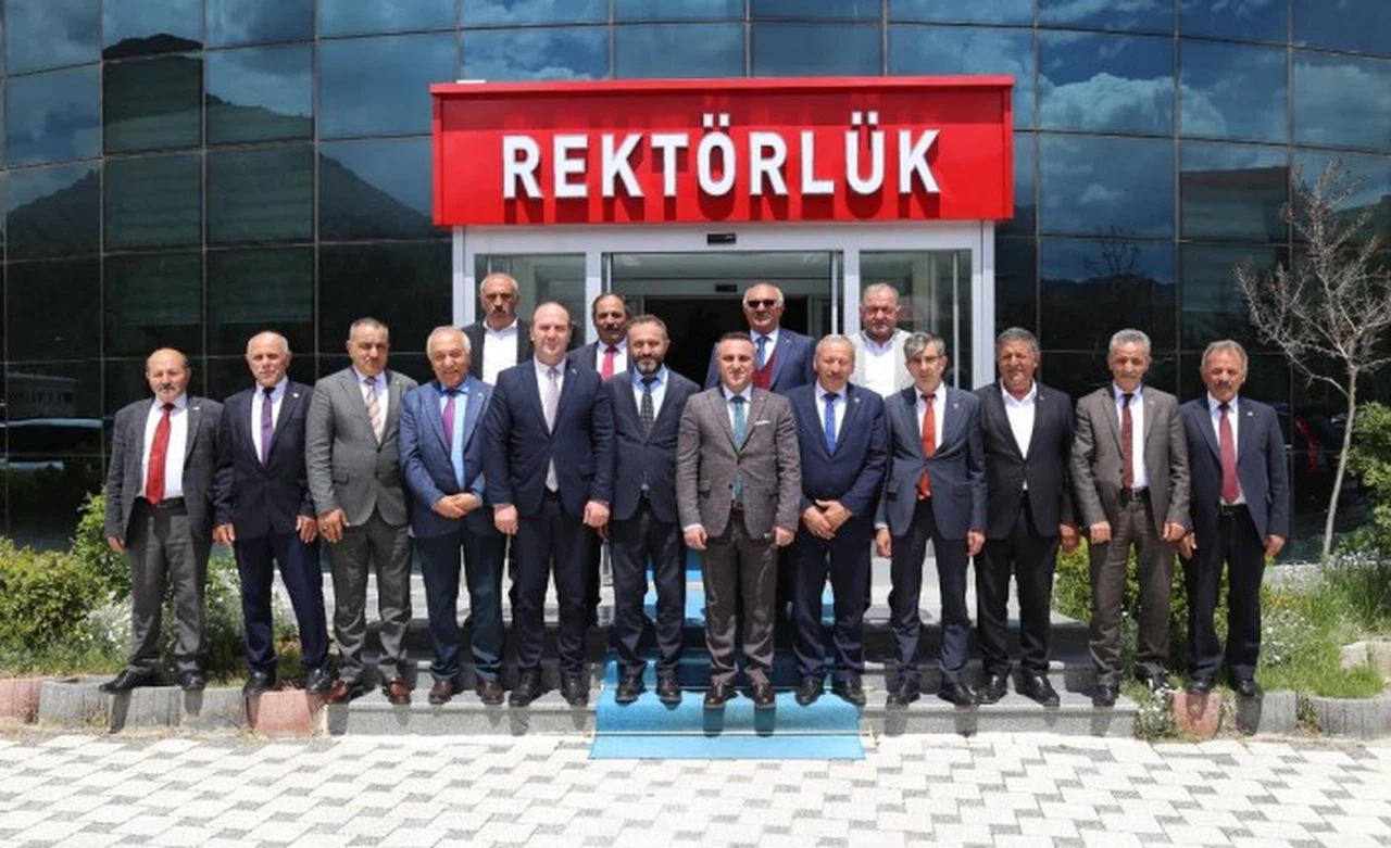 İl Genel Meclisinden Rektör Yıldız’a hayırlı olsun ziyareti