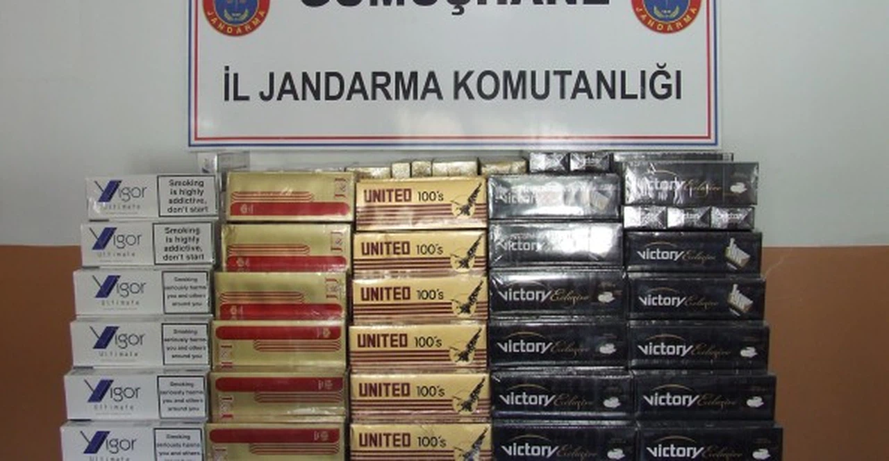 8 Bin 630 Paket Kaçak Sigara Ele Geçirildi