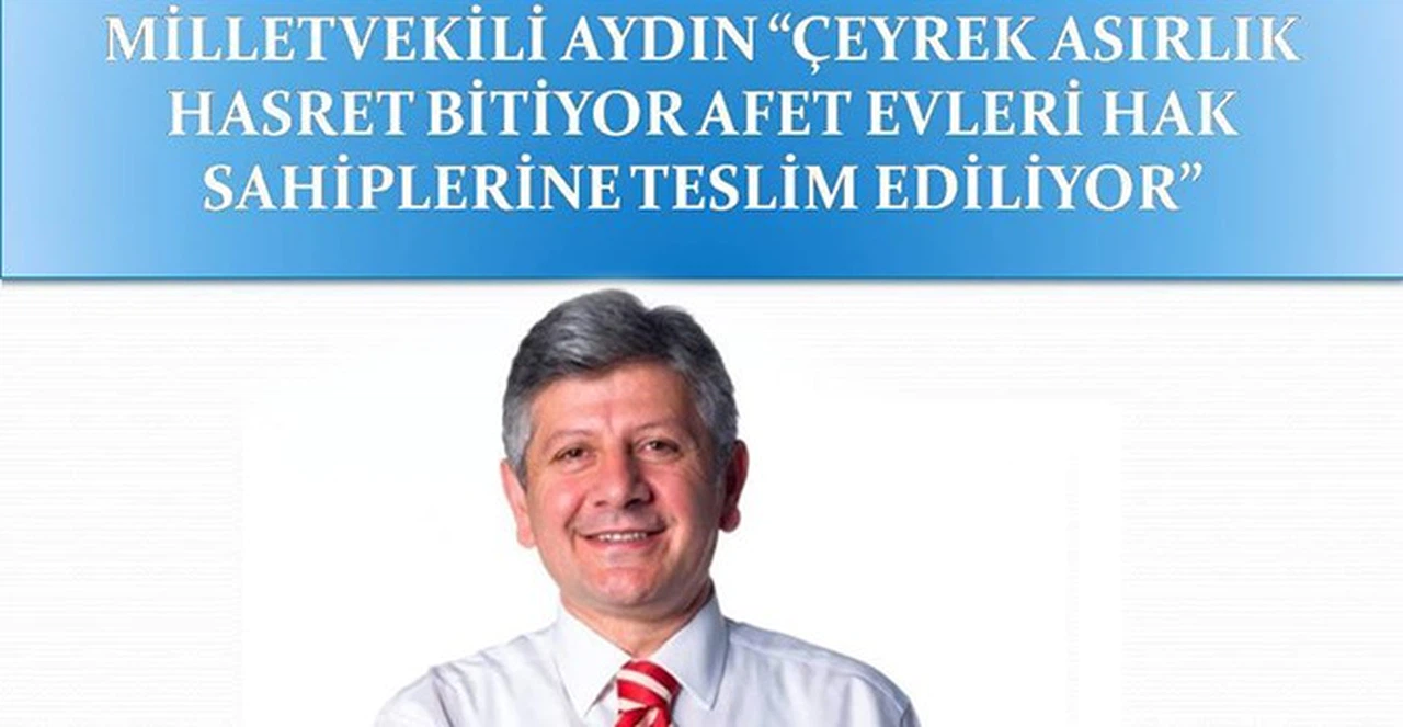 Çeyrek Asırlık Hasret Bitiyor Afet Evleri Teslim Ediliyor