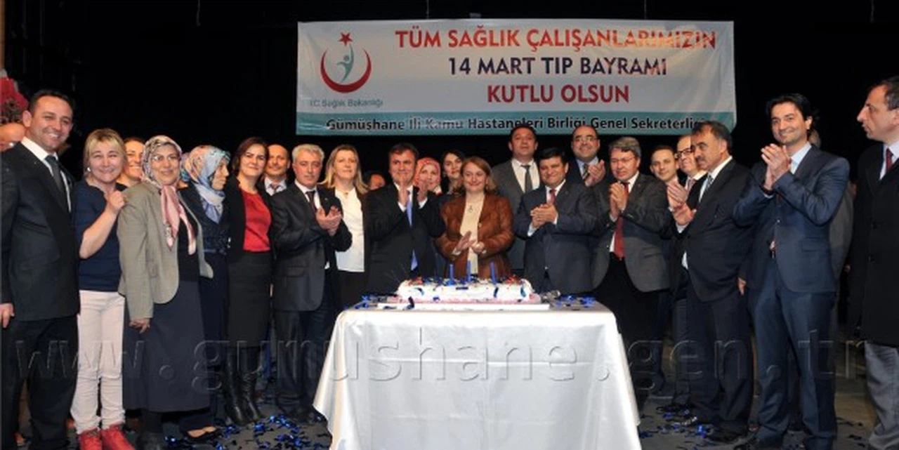 Gümüşhane'de 14 Mart Tıp Bayramı Kutlamaları