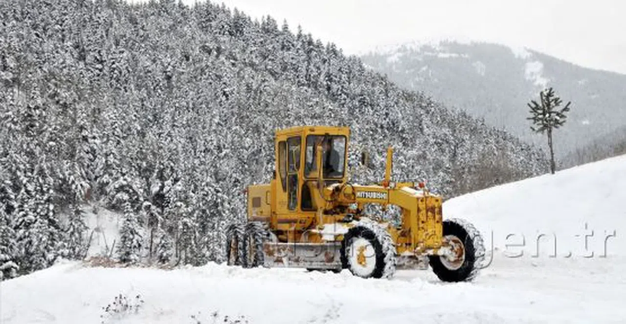 Gümüşhane'de Karla Mücadele Çalışmaları