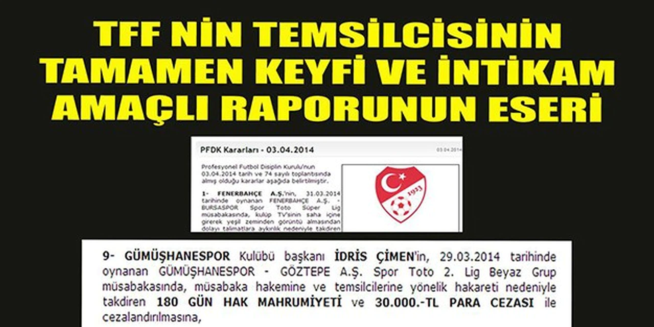 'Hiçbir TFF Temsilcisi Bir Kulüp Başkanına Hakaret Edemez'