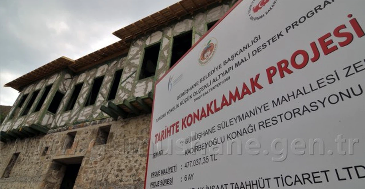 Kadirbeyzade İbrahim Lütfü Paşa Konağı Hızla Yükseliyor