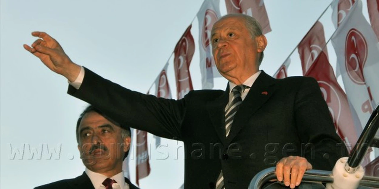 MHP Lideri Devlet Bahçeli Gümüşhane'de