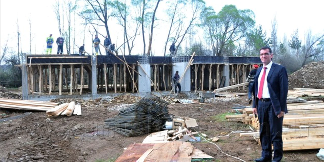 Şiran Atık Su Arıtma Tesisi Hızla Yükseliyor