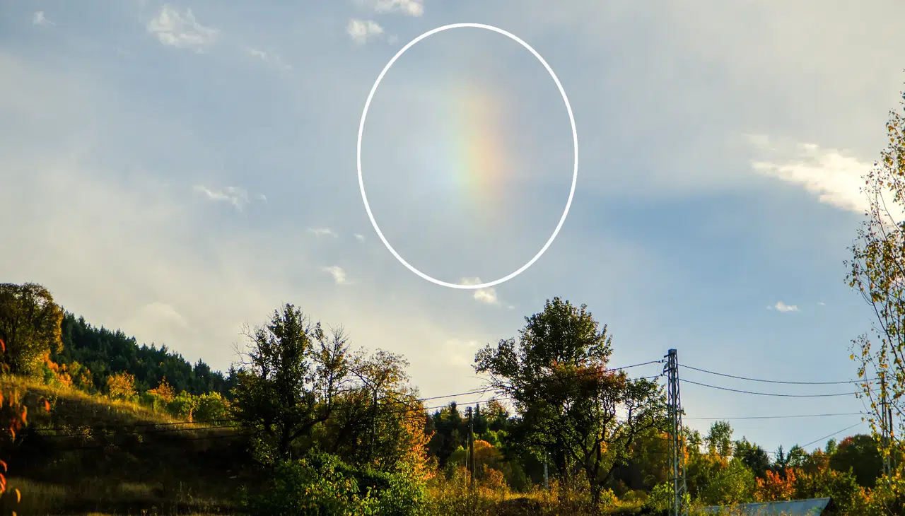 Ne gökkuşağı ne de güneş: Gümüşhanelileri şaşırtan görüntü kameralara yansıdı