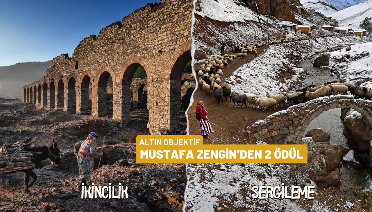 Gümüşhane'nin usta objektifi Mustafa Zengin’den çifte ödül