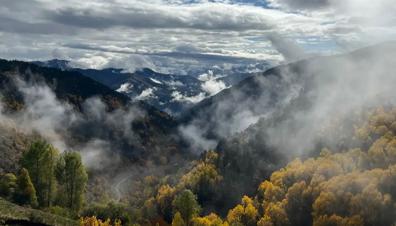 Gümüşhane'de yağmur sonrası nefes kesen güzellik