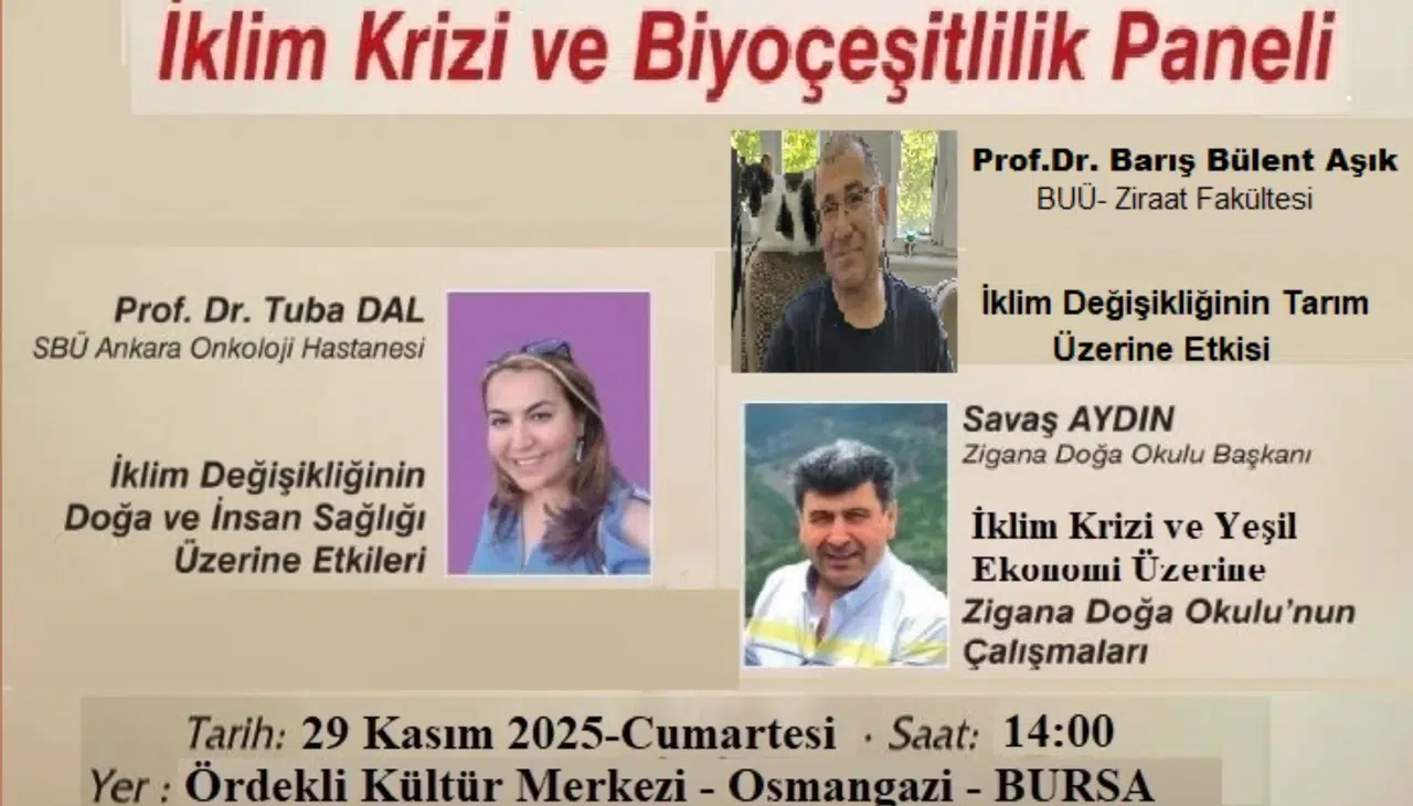 Zigana Doğa Okulu İklim Krizini Bursa'da masaya yatıracak