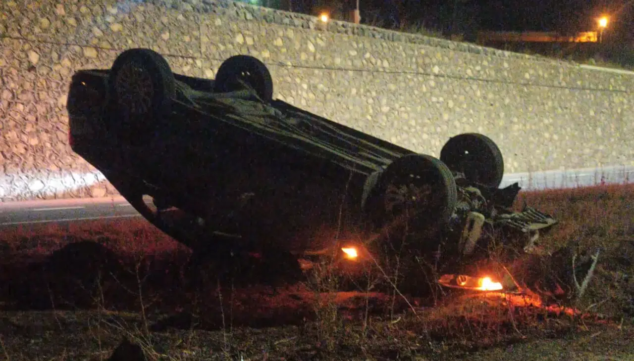 Gümüşhane’de kontrolden çıkan otomobil ters döndü: 1 yaralı