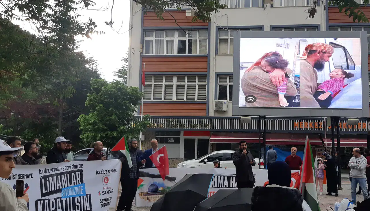 Gümüşhane’de Filistin dostları “Öfke günleri”nde bir araya geldi