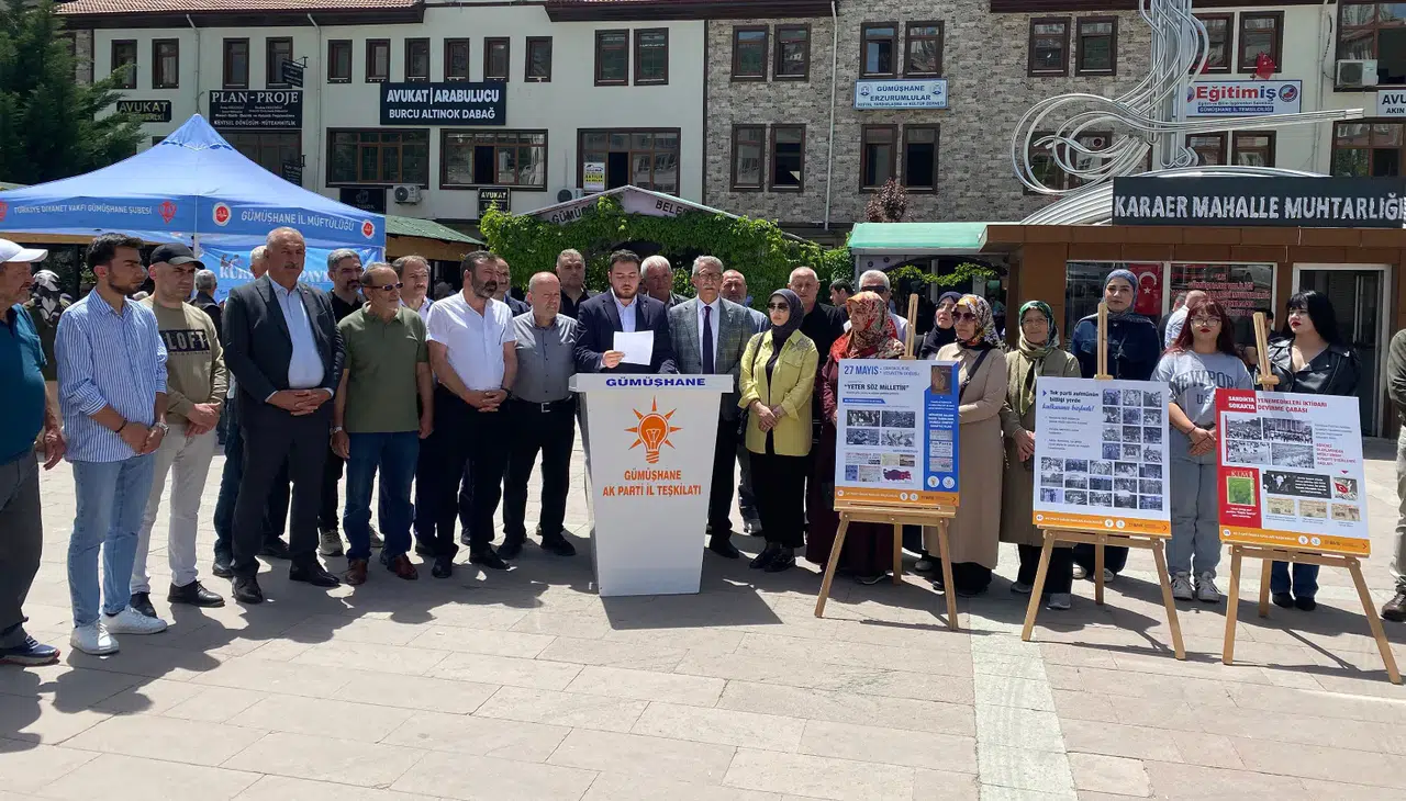 AK Parti, Gümüşhane’de 27 Mayıs darbesini kınadı