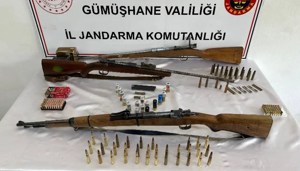 Gümüşhane’de Ruhsatsız Silah Operasyonu