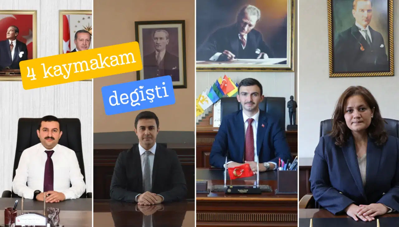 Gümüşhane’de 4 ilçenin Kaymakamı değişti