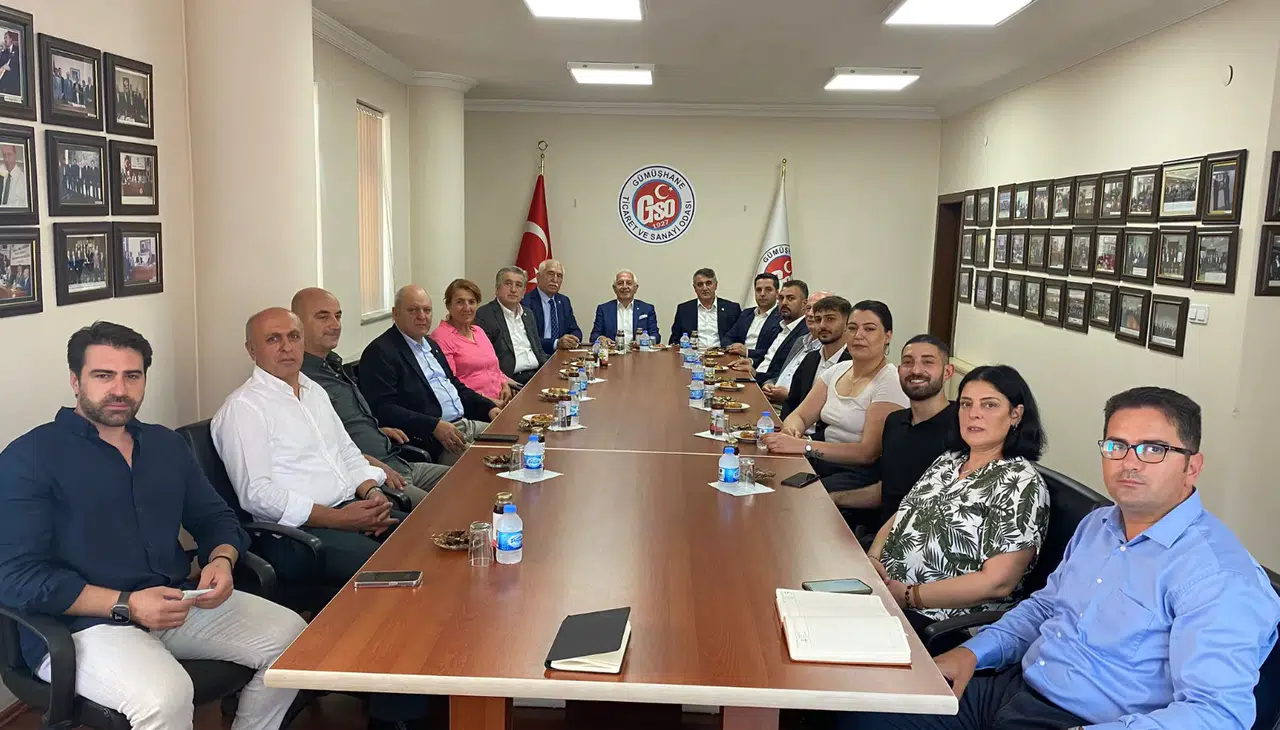 CHP Heyetinden GTSO'ya ziyaret: Gümüşhane'nin sorunları masaya yatırıldı