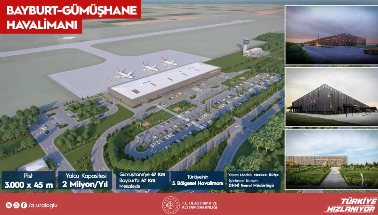 Türkiye’nin 5. bölgesel havalimanı inşaatı yükseliyor