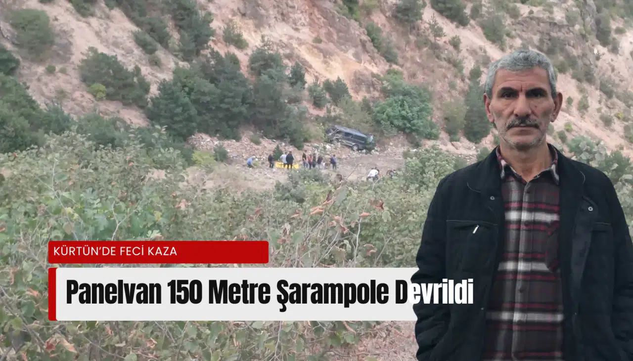 Gümüşhane’de panelvan şarampole yuvarlandı: 1 ölü