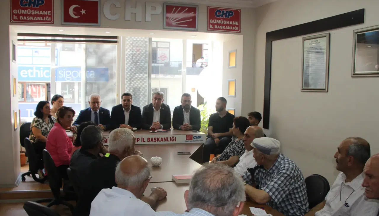 CHP heyetinden Gümüşhane temasları