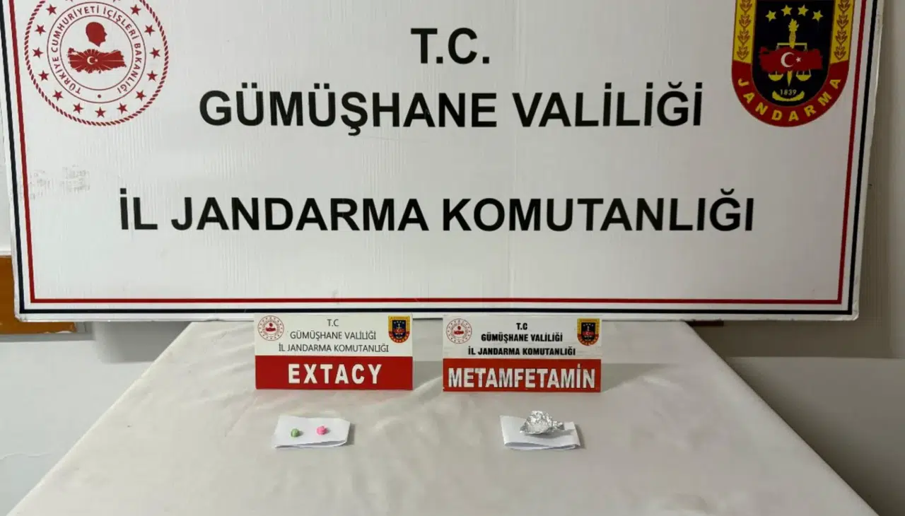 Gümüşhane’de uyuşturucu operasyonu: 1 kişi gözaltında