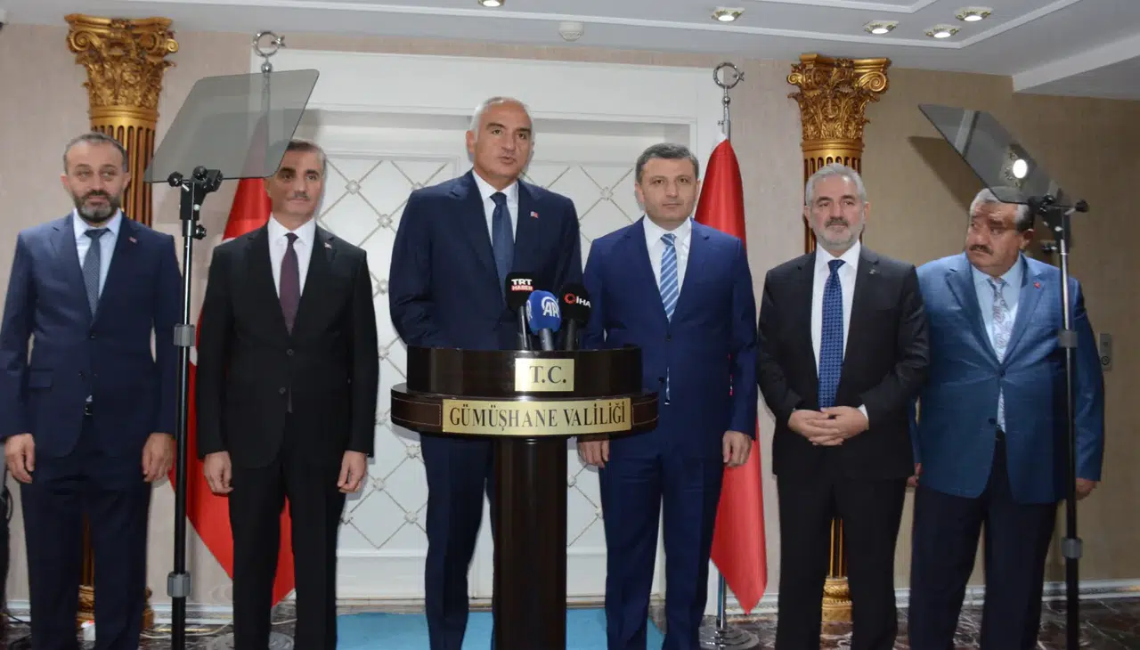 Kültür ve Turizm Bakanı Mehmet Nuri Ersoy Gümüşhane’de
