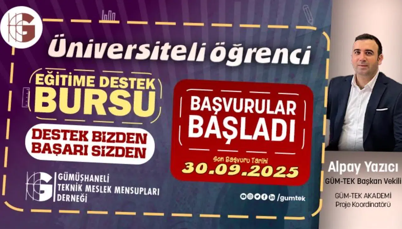 GÜM-TEK burs başvuruları başladı