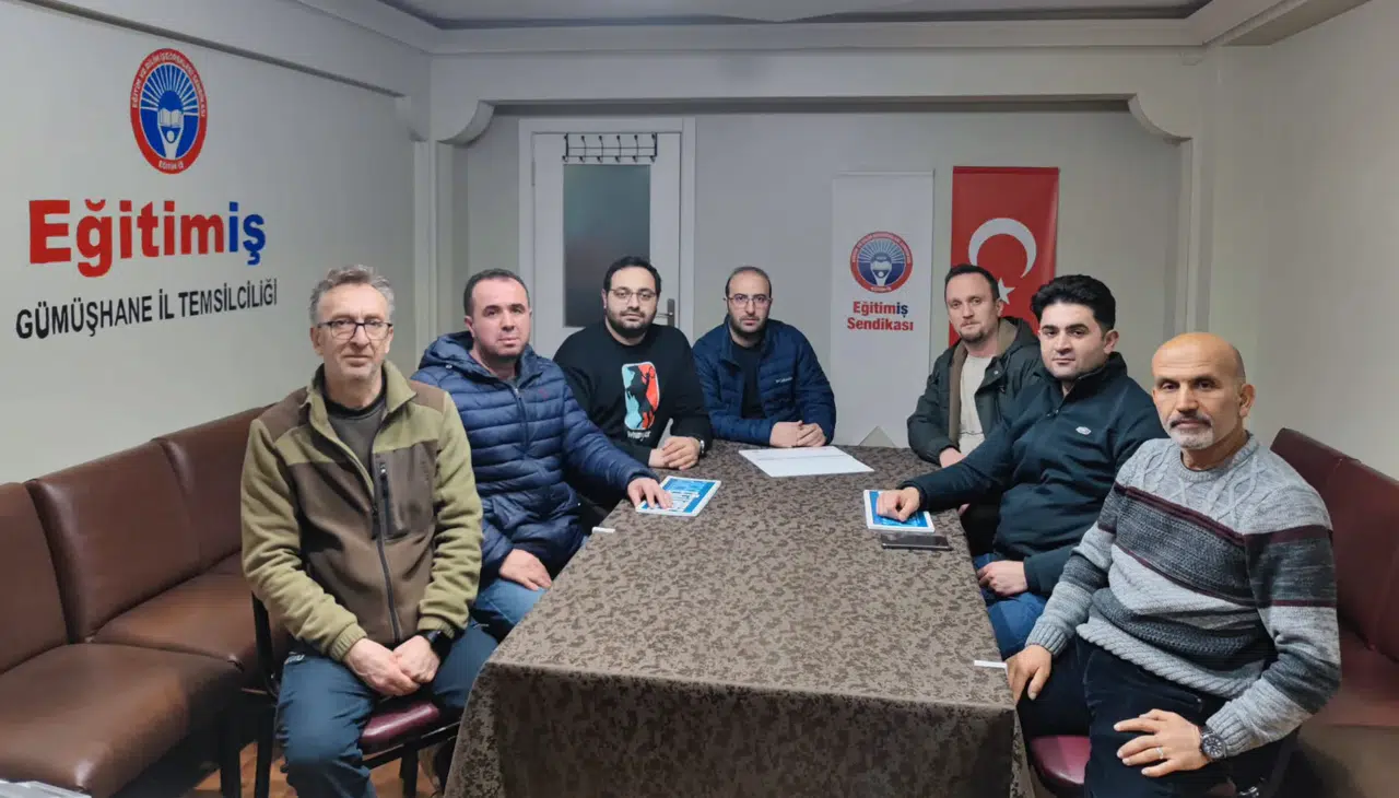 Eğitim-İş Gümüşhane İl Temsilciliği’nde bayrak değişimi