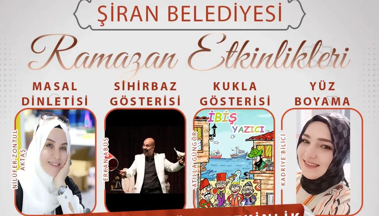 Şiran Belediyesi'nden Çocuklara Özel Çifte Ramazan Programı
