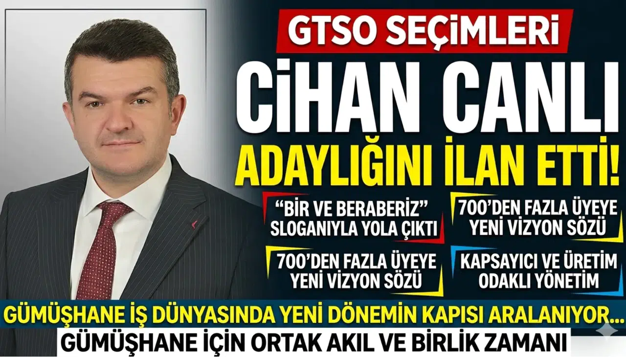 GTSO’da seçim heyecanı: Cihan Canlı "Ben de varım" dedi