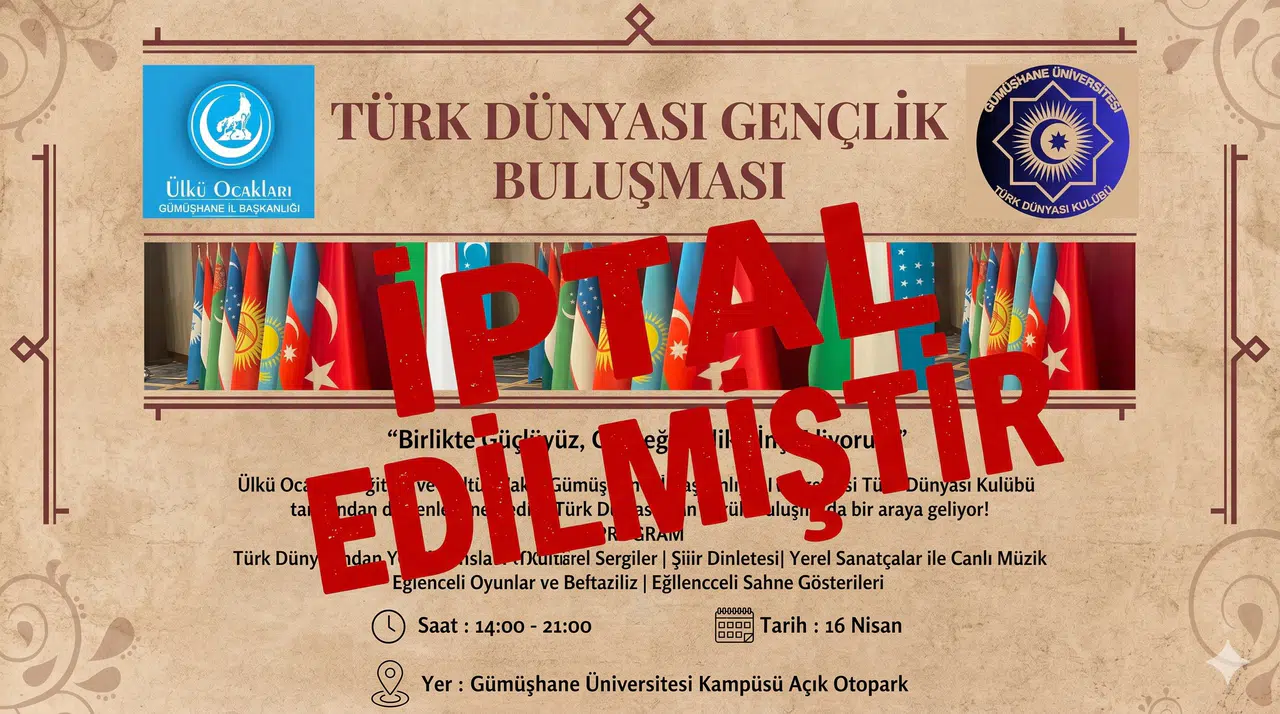 Türk Dünyası Gençlik Buluşması İptal Edildi