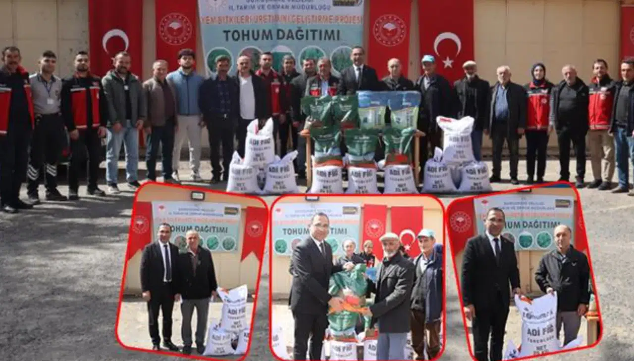 Gümüşhane’de üreticilere 3 milyon TL değerinde 36 ton tohum dağıtıldı
