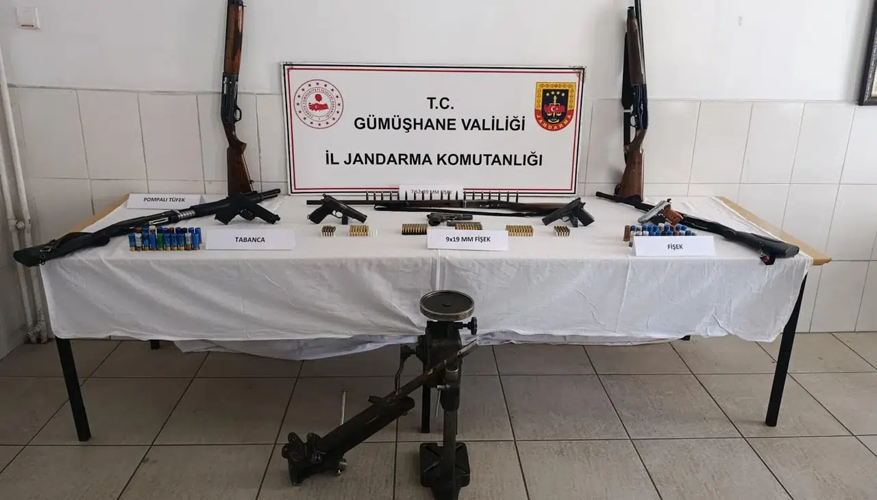Gümüşhane İl Jandarma Komutanlığı’ndan Torul ve Kürtün’de Dev Silah Operasyonu