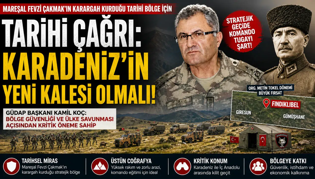 Mareşal Fevzi Çakmak’ın Karargah Kurduğu Bölge İçin Tarihi Çağrı: "Karadeniz’in Yeni Kalesi Olmalı"